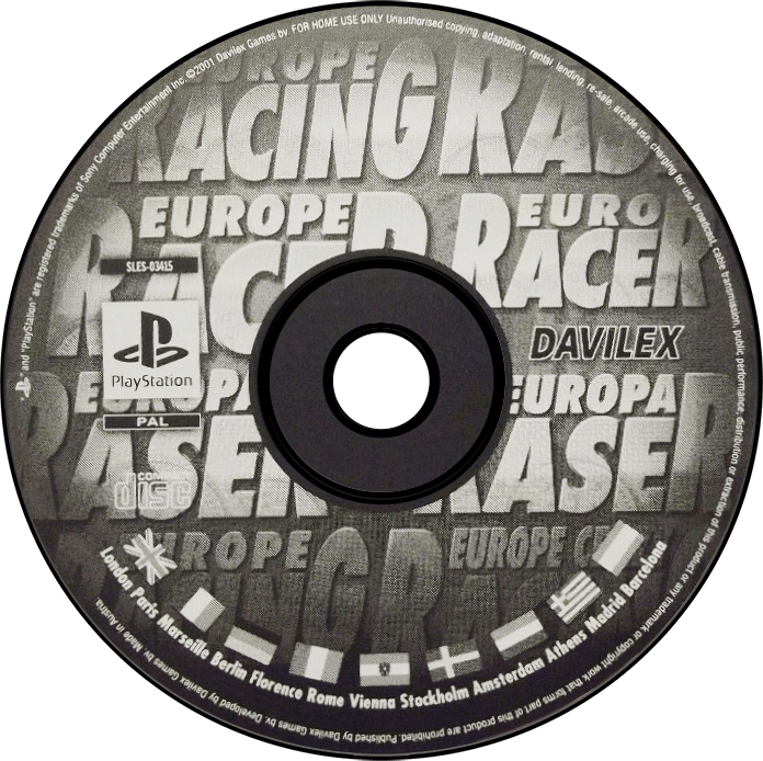 Europe Racer media 6 for Playstation